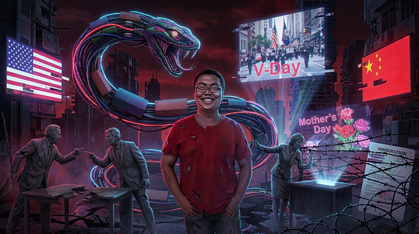 中美第一次会谈&移民律师与蛇头&胜利日与母亲节